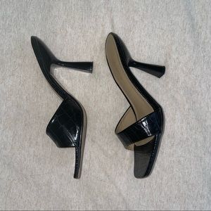 Black Fashion Nova Heels Size 7.5